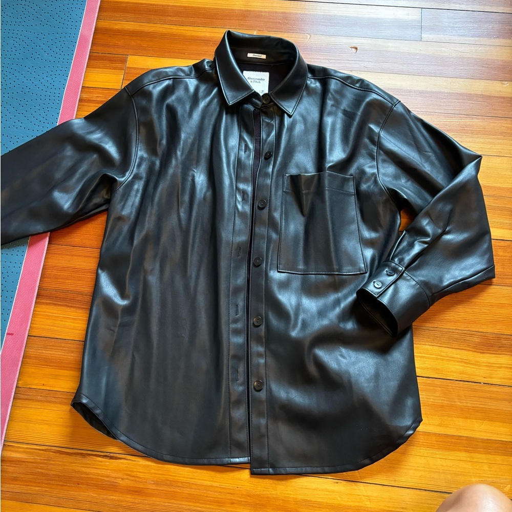 Leather shirt